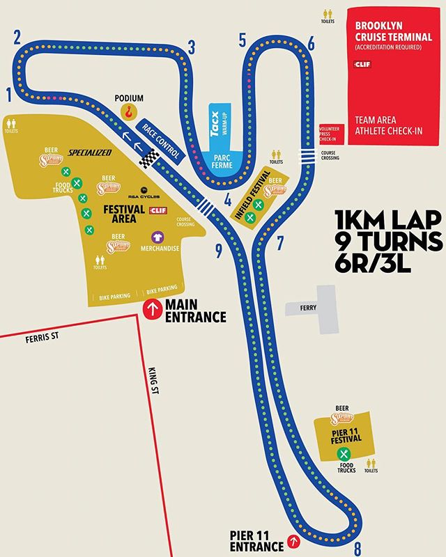 The brand new Brooklyn No.11 circuit. Featuring a 1km lap with 6 right ...